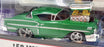 Muscle Machines 1/64 Scale Diecast 71161 03-03 - 1958 Chevy Impala - Green