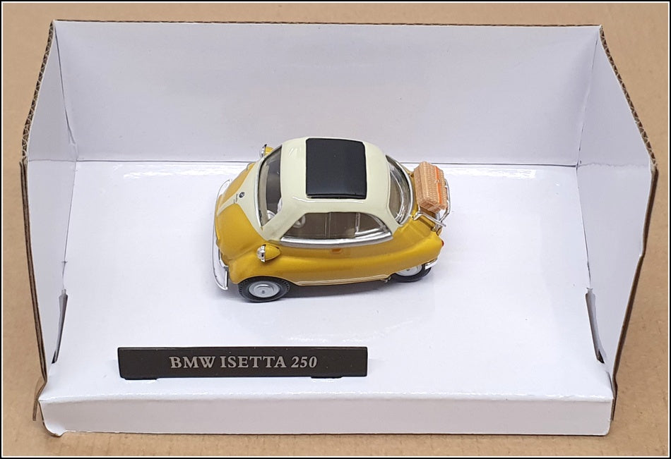 Cararama 1/43 Scale Diecast CAR12370CRYL - BMW Isetta 250 - Yellow