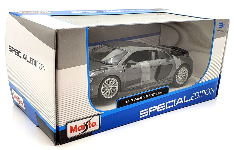 Maisto 1/24 Scale Diecast 31513 - Audi R8 V10 Plus - Grey