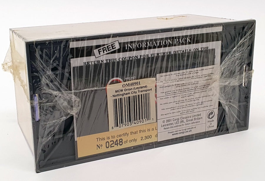 Corgi 1/76 Scale OM40901 - MCW Orion Nottingham Transp. - R82