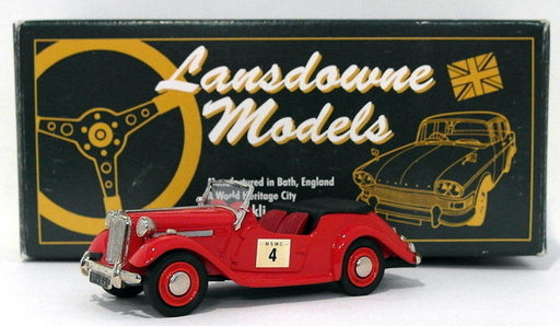 Lansdowne Models 1/43 Scale LDM25 - 1954 Singer SM Roadster Sports #4 MSMC