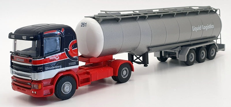 Unknown Manufacturer 1/50 Scale - Mat085 Scania 124L & Tanker - LIquid Logistics