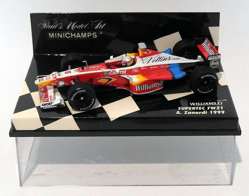 Minichamps 1/43 Scale 430 990005 Williams F1 Supertec FW21 A.Zanardi 1999