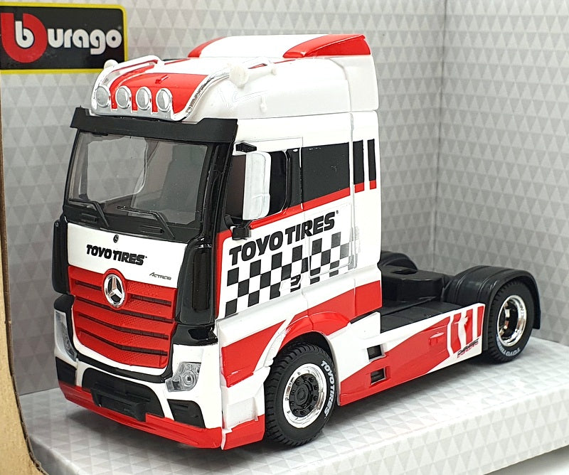Burago 1/43 Scale #18 32201 - Mercedes Actros Hauler - Toyo Tires