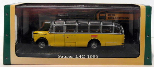 Atlas Editions 1/76 Scale Diecast 7 163 104 - 1959 Saurer L4C - Yellow