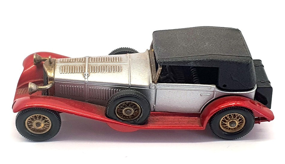 Matchbox Models Of Yesteryear Y-16 - 1928 Mercedes SS Coupe - Silver/Red/Black
