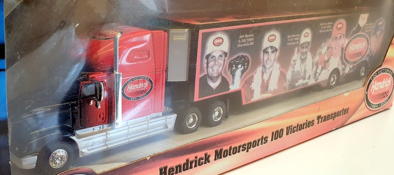 Hot Wheels 39cm Long 54686 - Hendricks Motorsport 100 Victories Transporter