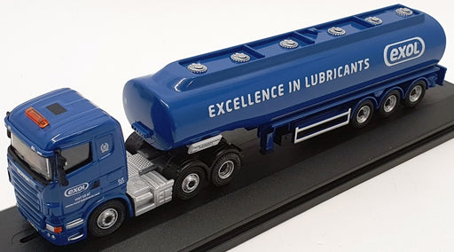 Oxford Diecast 1/76 76SHL04TK - Scania Highline Tanker Exel - Blue