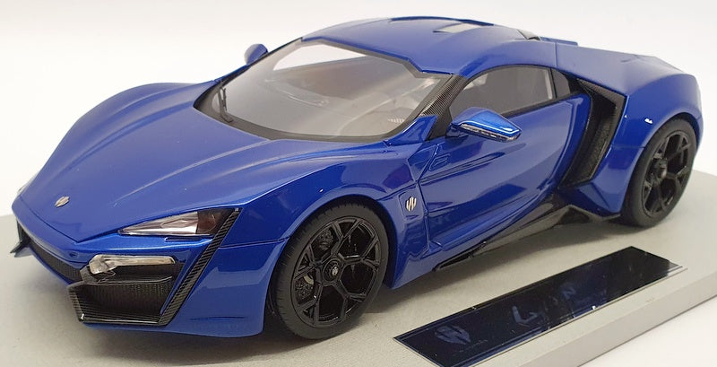 Top Marques 1/18 Scale TOP 030D - 2014 Lykan Hypersport - Met Blue