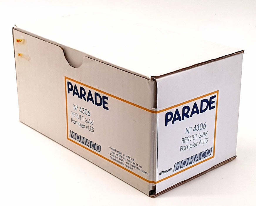 Parade 1/43 Scale 4306 - Berliet Gak Pompiers Ales Fire Truck