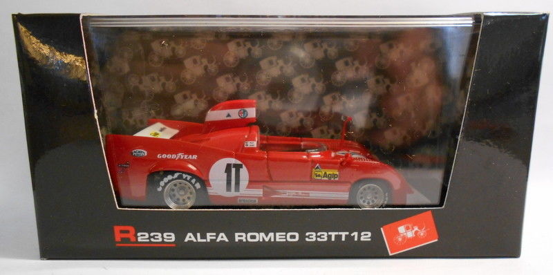 Brumm 1/43 Scale Metal Model - R239 ALFA ROMEO 33TT12 1000KM MONZA 1975