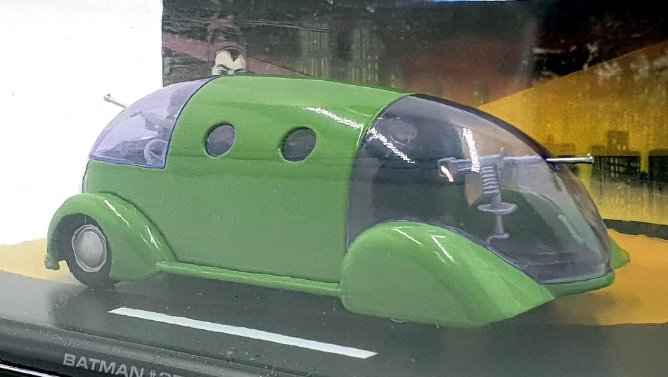 Eaglemoss Appx 10cm Long Diecast BAT057 - Batman #37 (Jokermobile) - Green