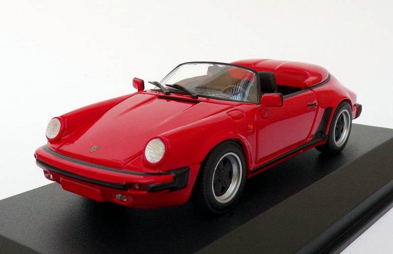 Maxichamps 1/43 Scale 940 066130 - 1988 Porsche 911 Speedster - Red