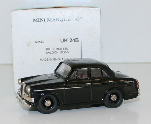 MINIMARQUE 1/43 UK24B - 1960 - 1965 RILEY MKII 1.5L SALOON - BLACK