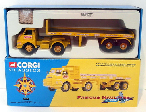 Corgi 1/50 Scale 19802 - Bedford S Artic Trailer & Pallets - J.W. Richards