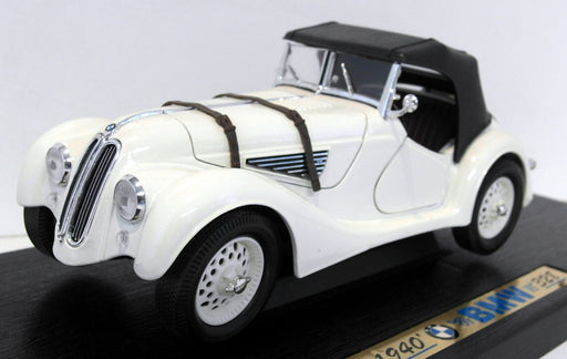 Road Signature 1/18 Scale Diecast - 92288 1940 BMW 328 Roadster White