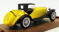 Brumm Models 1/43 Scale Model Car R138 - 1932 Alfa Romeo 2300 - Yellow Black