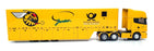 Eligor 1/43 Scale 111910 - Scania F1 Transporter Truck Jordan 2000 - Yellow