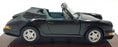 Anson 1/14 Scale Diecast PORS01PL Porsche 911 Carrera 4 Cabrio Black And Plinth