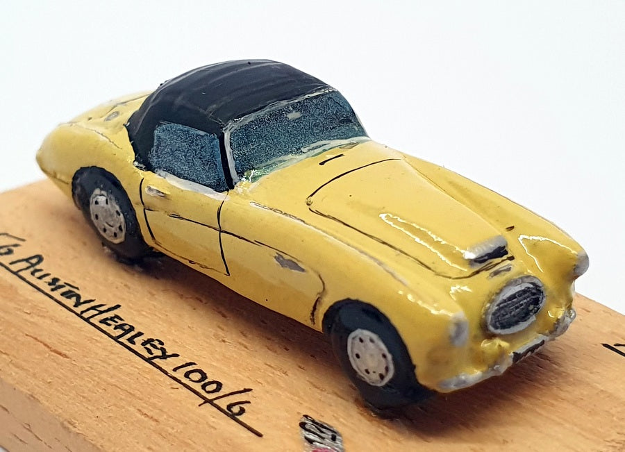 Roadace Replicas 1/100 Scale RA3 - 1956 Austin Healey 100/6 - Primrose/Black