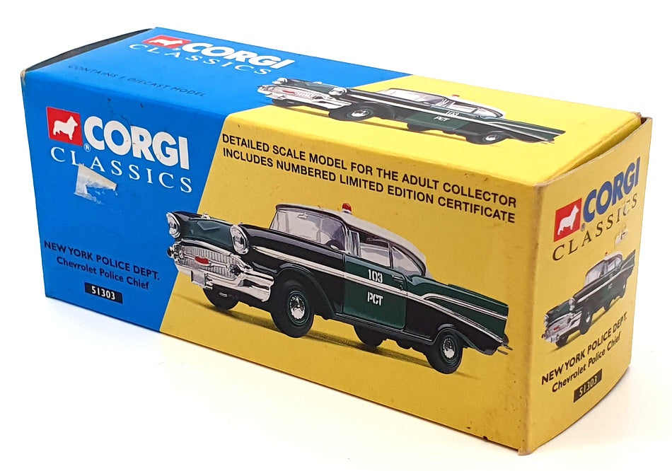 Corgi 1/43 Scale Diecast 51303 - Chevrolet Police Chief - New York Police Dept.