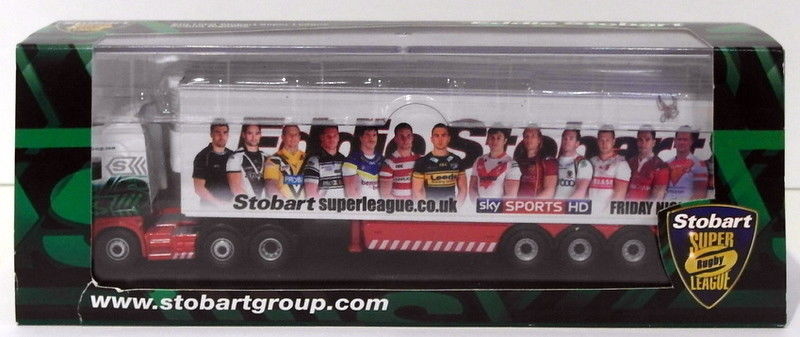 Oxford Diecast 1/76 Scale SHL15FR Scania Highline Truck Stobart Super League