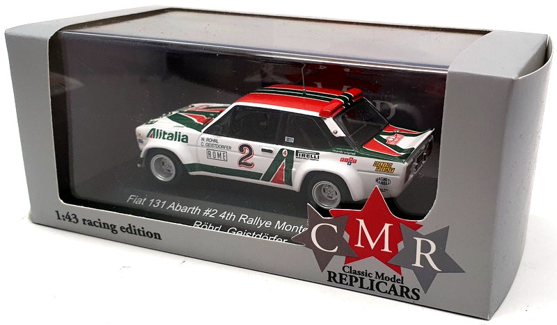 CMR 1/43  Scale Model Car WRC013 - Fiat 131 Abarth #2 4th Rally Monte Carlo