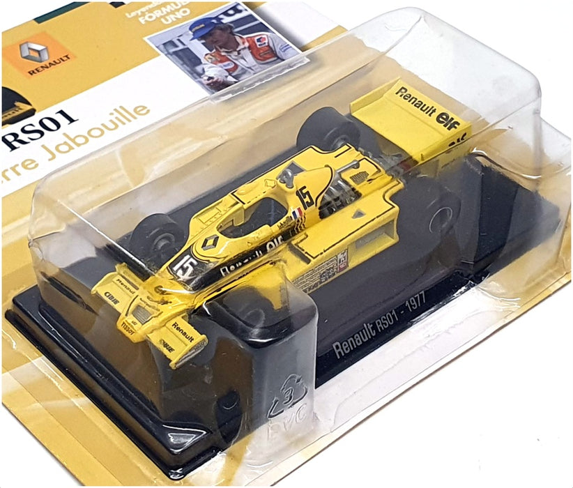 Altaya 1/43 Scale 11244 - F1 Renault RS01 1977 #15 Jabouille - Yellow