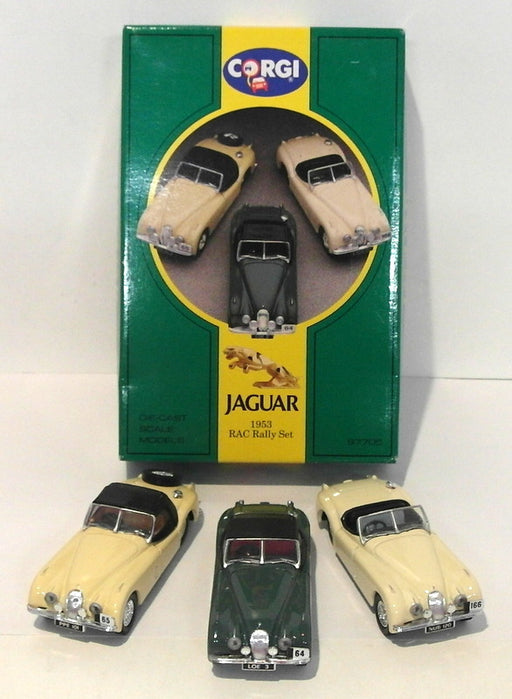 Corgi 1/43 Scale Diecast 97705 - 1953 Jaguar RAC Rally 3 Piece Model Set