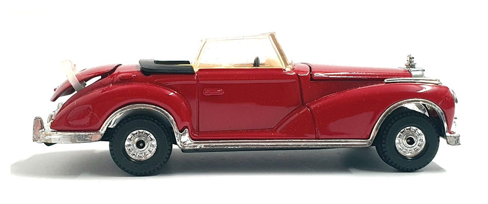 Corgi Appx 13cm Long Diecast C806/1 - 1956 Mercedes Benz 300S - Deep Red
