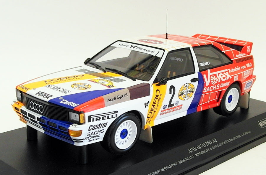 Minichamps 1/18 Scale 155 841102 - Audi Quattro A2 Schmidt Motorsport