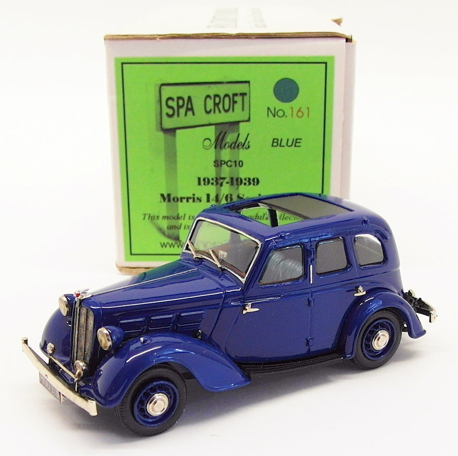 Spa Croft Models 1/43 Scale SPC10 - 1937-39 Morris 14/6 Series III - Blue