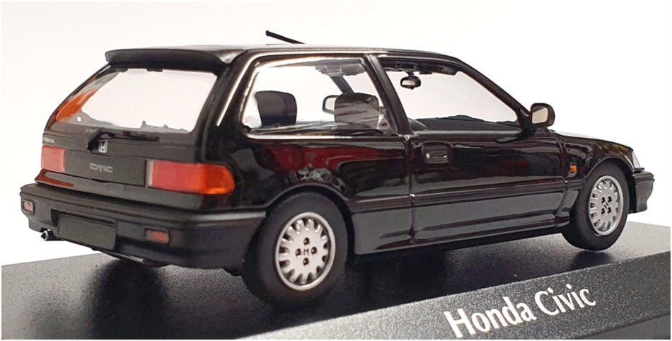 Maxichamps 1/43 Scale Diecast 940 161501 - 1990 Honda Civic - Black