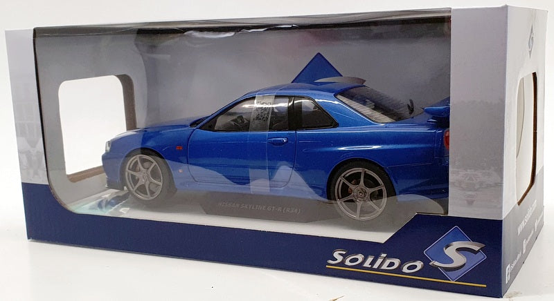 Solido 1/18 Scale Model Car S1804301 - 1999 Nissan R34 GTR