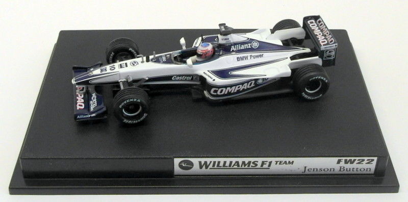 Hot Wheels 1/43 Scale Diecast 26747 - Williams F1 Team FW22 - J.Button