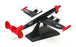 Motormax Sky Wings 1/100 Scale 77013 - Constellation Aircraft - Black/White/Red
