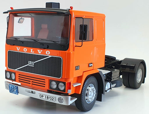 KK Scale1/18 Scale Model Truck RK180035 - 1977 Volvo F10 - Orange