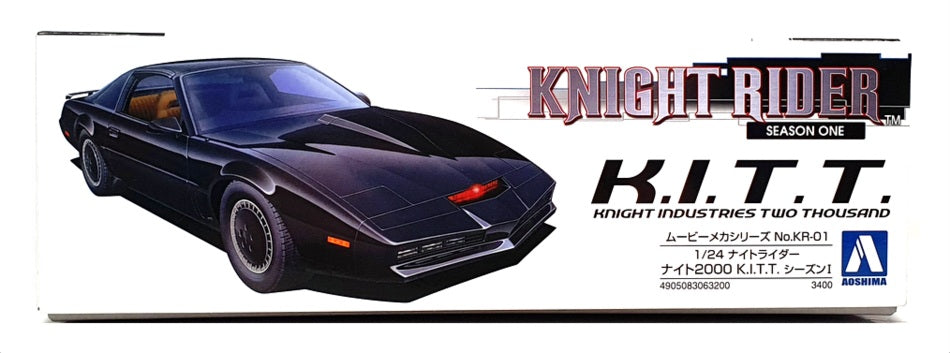 Aoshima 1/24 Scale Unbuilt Kit 063200 - Knight Rider K.I.T.T. Season 1