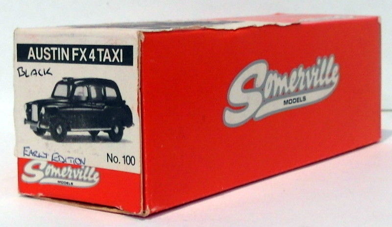 Somerville Models 1/43 Scale 100 - Austin FX4 Taxi Black - Early Edition