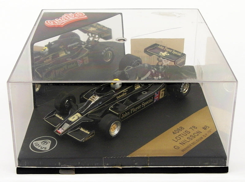 Quartzo 1/43 Scale 4088 - F1 Lotus 78 #6 G.Nilsson 1st Belgium GP '77