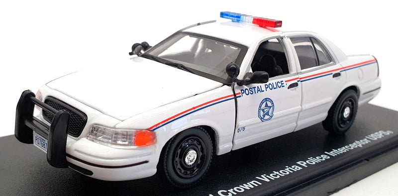 Greenlight 1/43 Scale 86523 - 2010 Ford Crown Victoria Police Interceptor USPS