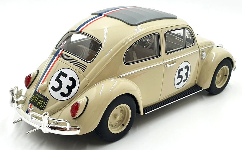 Schuco 1/12 Scale Resin 45 004 6200 - Volkswagen Kafer Rallye #53 Beetle Herbie