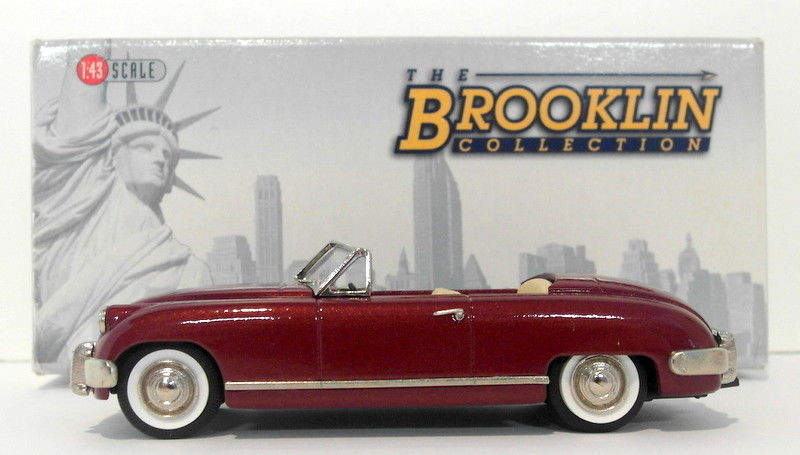 Brooklin 1/43 Scale BRK101 - 1952 Muntz Jet Top Down Maroon