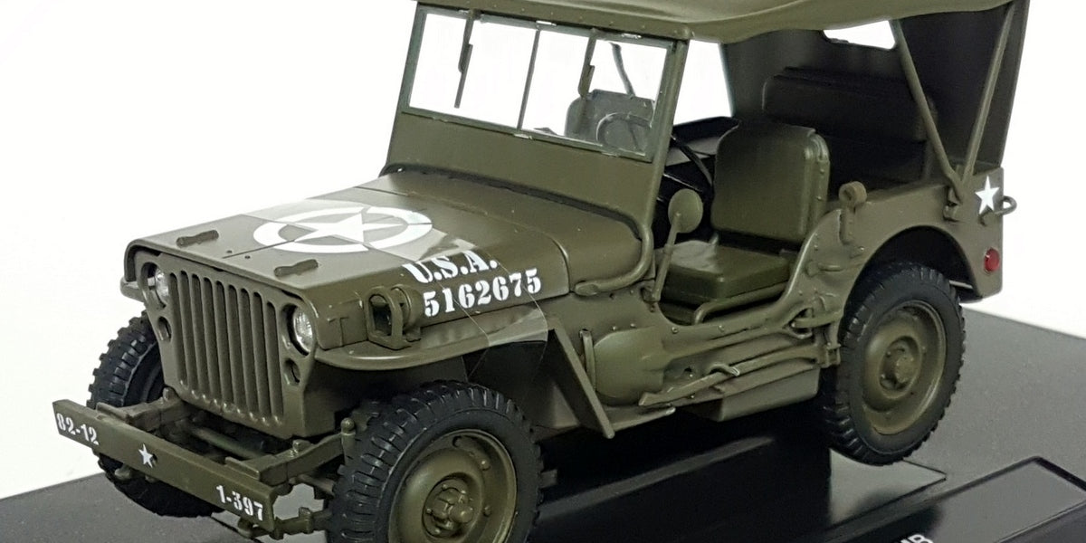 Welly 1/18 Scale Diecast 18055H-W 1941 Jeep Willys MB Closed top