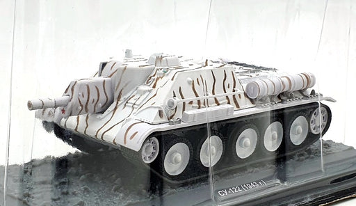 Altaya 1/43 Scale Diecast Tank MZ13 - SU-122 1943R. - White
