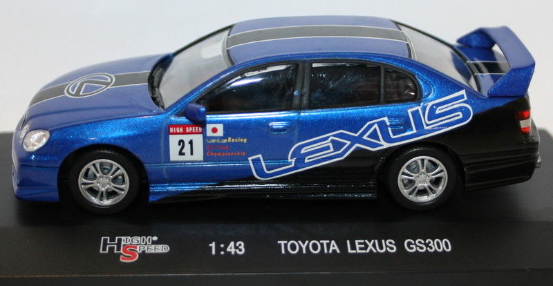 High Speed 1/43 Scale 43KFB10S - Toyota Lexus GS300 Lexus Racing GT Club Champ