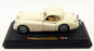 Burago 1/24 Scale Model Car 1508 - 1948 Jaguar XK120 Coupe - White