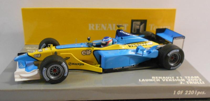 Minichamps F1 1/43 Scale - 400 020084 RENAULT F1 J.TRULLI