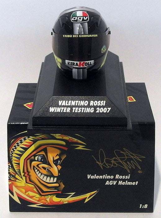 Minichamps 1/8 Scale 397 079046 - AGV Helmet Winter Testing 2007 V. Rossi