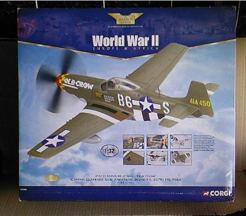 Corgi 1/32 Scale Diecast - AA34402 P-51 D-10 Mustang Old Crow 362nd FS 357th '44